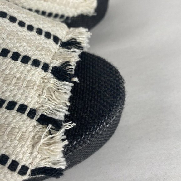 Women's Witchery Size 39 Multicolored Woven Fabric Cover Platform Wedge Shoes - Picture 16 of 16